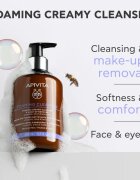 Apivita Cleansing Foaming Cleanser нежна почистваща пяна 300 мл.