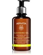 Apivita Cleansing Gel for Oily Skin почистващ гел за смесена и мазна кожа 200 мл.