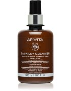 Apivita Cleansing Milk Face & Eyes почистващо мляко 3 в 1 за лице и очи 300 мл.