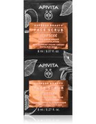 Apivita Express Beauty Apricot нежен пилинг на кожата 2x8 мл.
