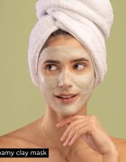 Apivita Express Beauty Cleansing Face Mask Green Clay почистваща и изглаждаща маска за лице със зелена кал 2x8 мл.