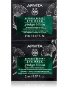 Apivita Express Beauty Eye Mask Gingko Biloba маска за очи против отоци и тъмни кръгове 2x2 мл.