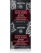 Apivita Express Beauty Firming Face Mask Grape стягаща маска против бръчки 2x8 мл.