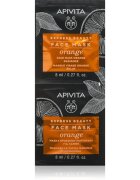 Apivita Express Beauty Radiance Face mask Orange освежаваща маска за лице 2x8 мл.