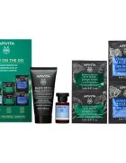 Apivita Glow on the Go коледен подаръчен комплект за озаряване на лицето