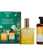Apivita Golden Glow коледен подаръчен комплект за мека и гладка кожа