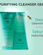 Apivita Just Bee Clear Purifying Cleanser Gel почистващ гел за лице против акне 200 мл.