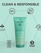 Apivita Just Bee Clear Purifying Cleanser Gel почистващ гел за лице против акне 200 мл.