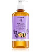 Apivita Mini Bees Gentle Kids Shampoo Blueberry & Honey шампоан за тънка коса за деца 500 мл.