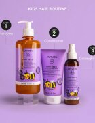 Apivita Mini Bees Gentle Kids Shampoo Blueberry & Honey шампоан за тънка коса за деца 500 мл.