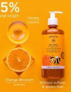 Apivita Mini Bees Gentle Kids Shower Gel Orange&Honey душ гел за тяло и коса за деца 500 мл.