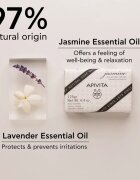Apivita Natural Soap Jasmine почистващ твърд сапун 125 гр.