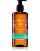 Apivita Refreshing Fig Shower Gel освежаващ душ гел с есенциални масла 500 мл.