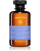 Apivita Sensitive Scalp Shampoo шампоан за чувствителна и раздразнена кожа на скалпа без сулфати 250 мл.