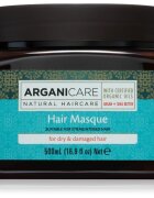 Arganicare Argan Oil & Shea Butter Hair Masque хидратираща и подхранваща маска за суха и увредена коса 500 мл.
