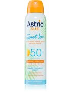 Astrid Sun Coconut Love охлаждащ невидим слънцезащитен спрей SPF 50 с висока UV защита 150 мл.