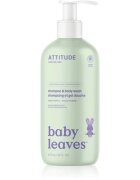 Attitude Baby Leaves Shampoo & Body wash шампоан и душ гел за деца с аромат на сладка ябълка Sweet Apple 473 мл.