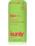 Attitude Sunly Kids Watermelon & Coco минерален защитен крем за лице и тяло в стик SPF 50+ 60 гр.