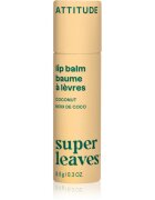 Attitude Super Leaves Lip Balm балсам за устни с аромат на кокос Coconut 8.5 гр.