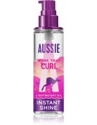 Aussie Bouncy Curls Work That Curl хидратиращо и подхранващо масло за коса 95 мл.