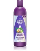 Aussie SOS Blonde & Hydrate лилав тониращ шампоан за руса коса 500 мл.