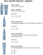 Aveda Smooth Infusion™ Perfectly Sleek™ Heat Styling Cream термозащитен крем за изглаждане на непокорна коса против цъфтене 150 мл.