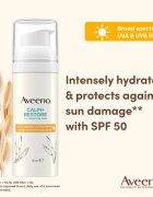 Aveeno Calm + Restore хидратиращ лосион за лице SPF 50 50 мл.