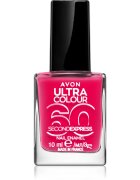 Avon Ultra Colour 60 Second Express бързозасъхващ лак за нокти цвят Fun N Fuchsia 10 мл.
