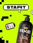 Axe Dark Temptation душ гел за лице тяло и коса 900 мл.