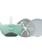 B.Box 3 in 1 Bowl & Straw купичка със сламка Pisctachio 250 мл.