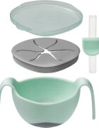 B.Box 3 in 1 Bowl & Straw купичка със сламка Pisctachio 250 мл.