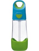 B.Box Bottle with Straw шише със сламка Blue Green 1 бр.