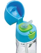 B.Box Bottle with Straw шише със сламка Blue Green 1 бр.