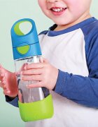 B.Box Bottle with Straw шише със сламка Blue Green 1 бр.