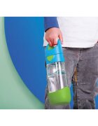 B.Box Bottle with Straw шише със сламка Blue Green 1 бр.
