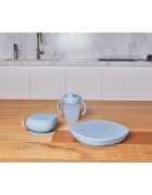 B.Box Silicone Bowl силиконова купичка с капачка Blue 300 мл.