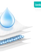 Baboo AirComfort Disposable Absorbing Changing Pads еднократни подложки за смяна на пелените 60x60 cm 20 бр.