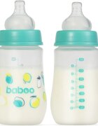 Baboo Anti-colic Feeding Bottle шише против колики Lagoon Fiesta 3 m+ 1 бр.
