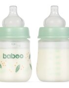 Baboo Anti-colic Feeding Bottle шише против колики за деца от раждането им Peachy Keen 0 m+ 1 бр.