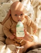 Baboo Anti-colic Feeding Bottle шише против колики за деца от раждането им Peachy Keen 0 m+ 1 бр.