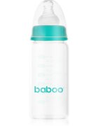 Baboo Anti-Colic Glass Bottle стъклено шише против колики 0m+ 120 мл.
