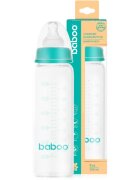 Baboo Anti-Colic Glass Bottle стъклено шише против колики 3m+ 240 мл.