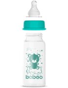 Baboo Anti-colic Glass Feeding Bottle Narrow Neck стъклено бебешко шише 0m+ 1 бр.