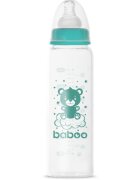 Baboo Anti-colic Glass Feeding Bottle Narrow Neck стъклено бебешко шише 3m+ 1 бр.
