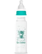 Baboo Anti-colic Glass Feeding Bottle Narrow Neck стъклено бебешко шише 3m+ 1 бр.