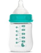 Baboo Anti-colic Glass Feeding Bottle Wide Neck стъклено бебешко шише 0m+ 1 бр.