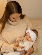 Baboo Anti-colic Glass Feeding Bottle Wide Neck стъклено бебешко шише 3m+ 1 бр.