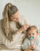 Baboo Baby Hair Brush and Comb Set комплект За коса за деца от раждането им Beige 2 бр.