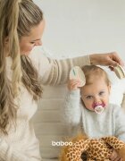 Baboo Baby Hair Brush and Comb Set комплект За коса за деца от раждането им Beige 2 бр.
