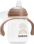 Baboo Cup with Silicone Spout чаша с дръжки Au Naturale 6m+ 1 бр.